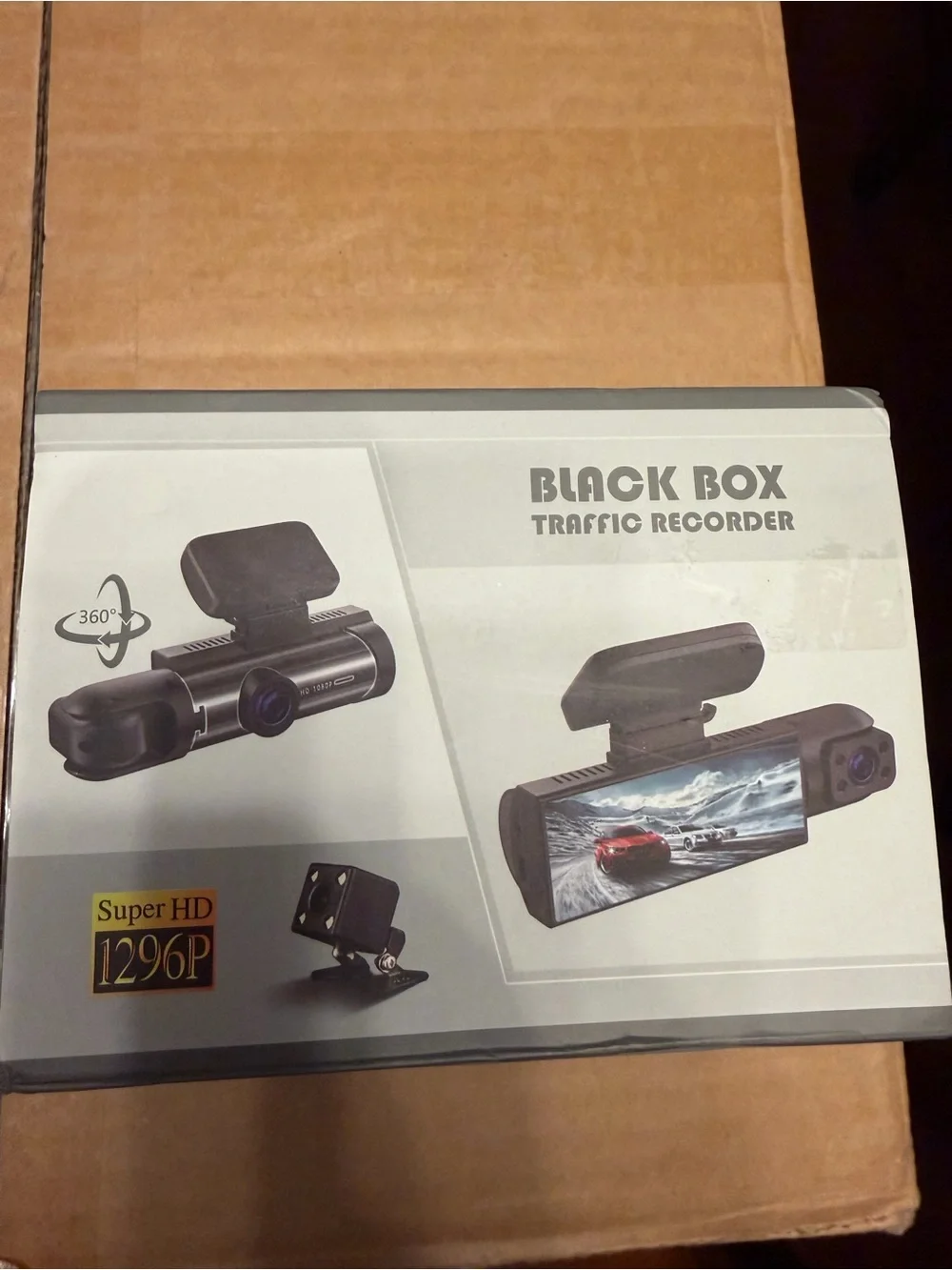 Traffic Recorder Dash Cam - Black